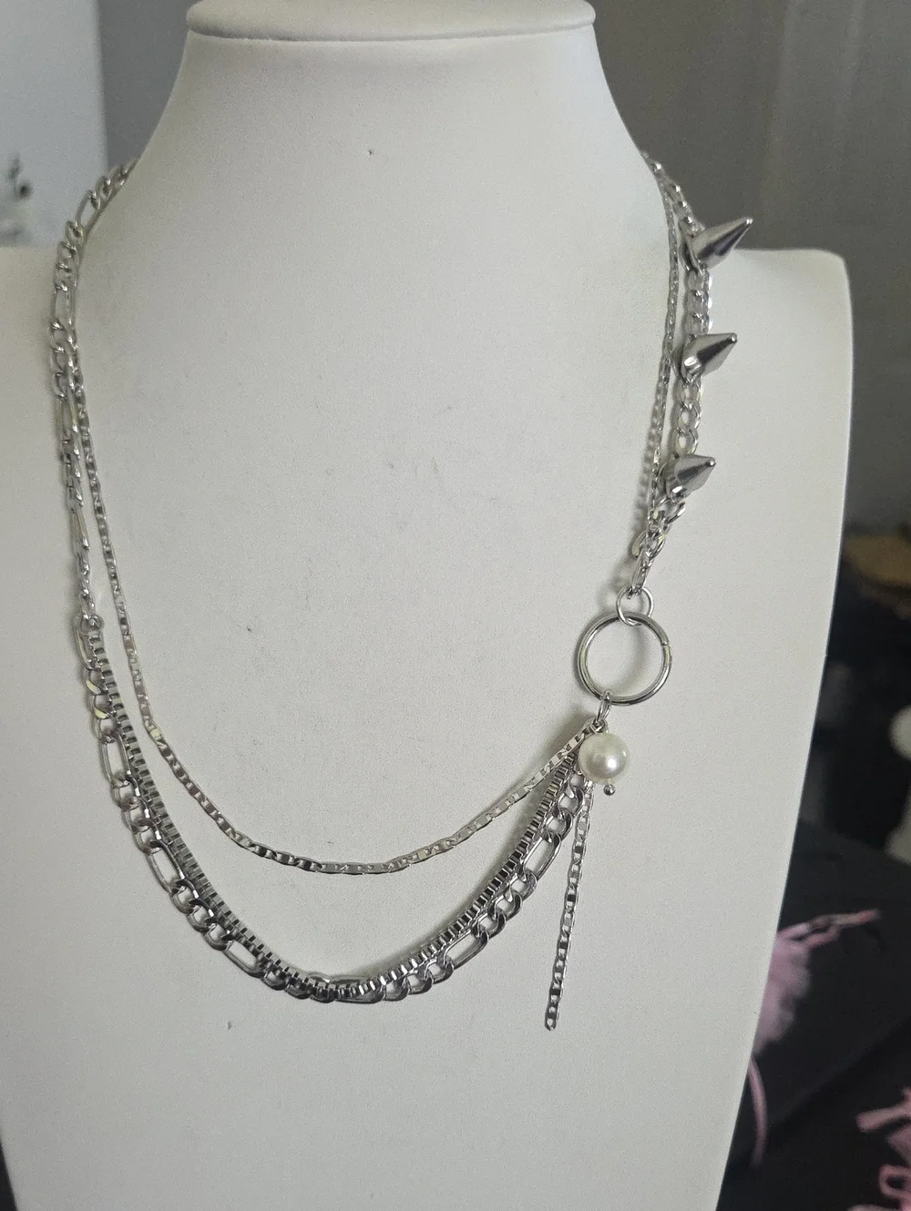 Paparazzi Refined Punk White Necklace NWT